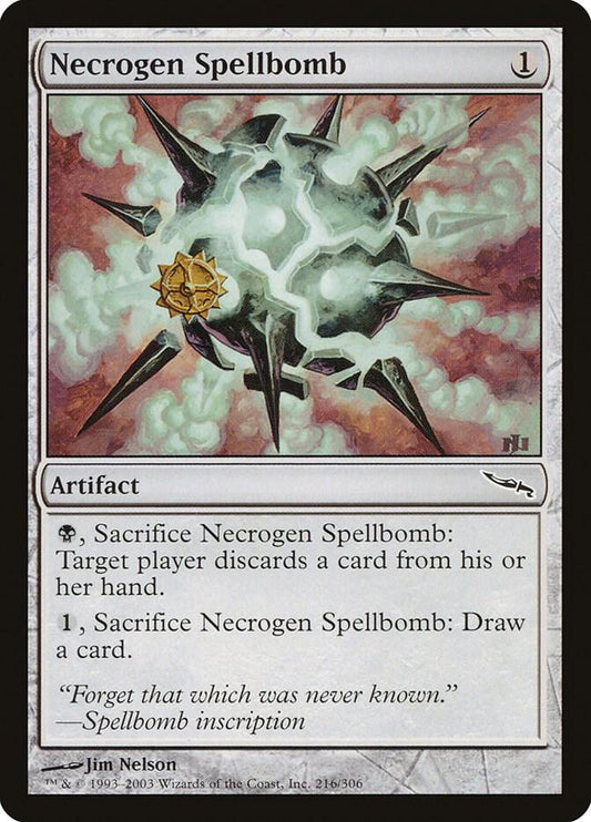 Necrogen Spellbomb #216 FOIL Mirrodin