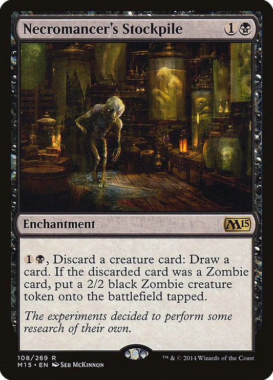 Necromancer's Stockpile #108 FOIL Magic 2015