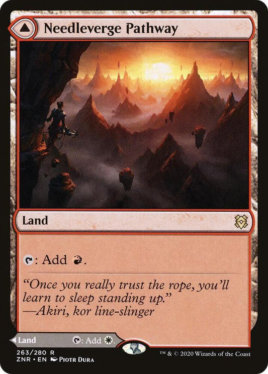 Needleverge Pathway #263 Zendikar Rising
