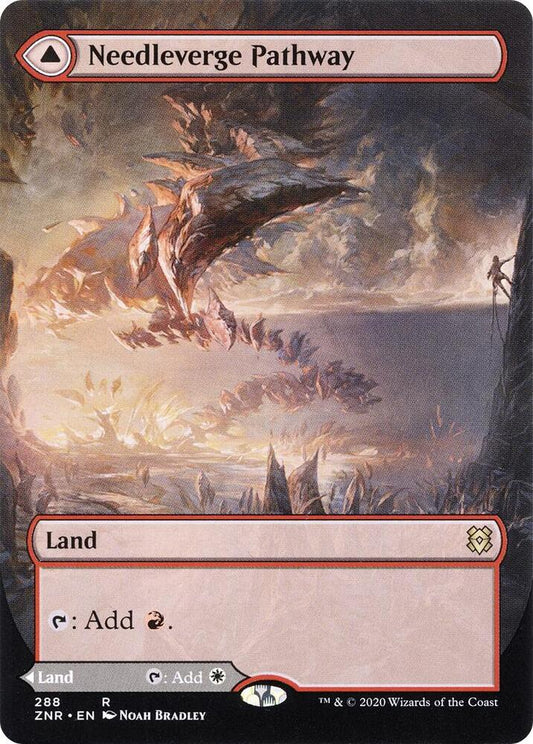 Needleverge Pathway #288 (Borderless) Zendikar Rising