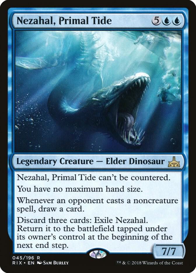 Nezahal, Primal Tide #45 Rivals of Ixalan