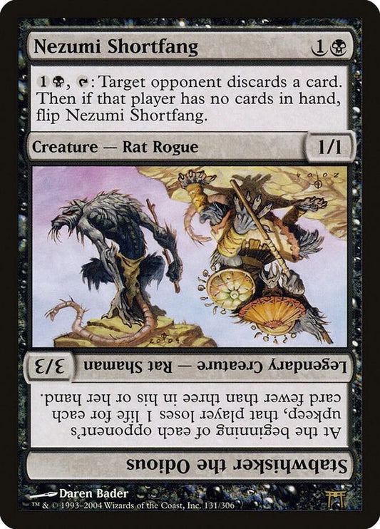 Nezumi Shortfang // Stabwhisker the Odious #131 Champions of Kamigawa