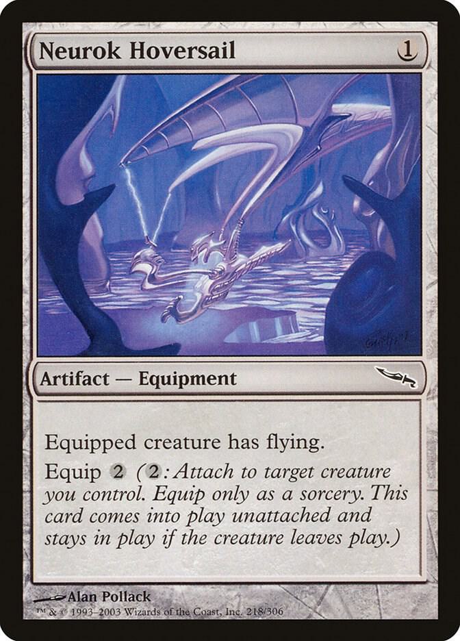 Neurok Hoversail #218 FOIL Mirrodin
