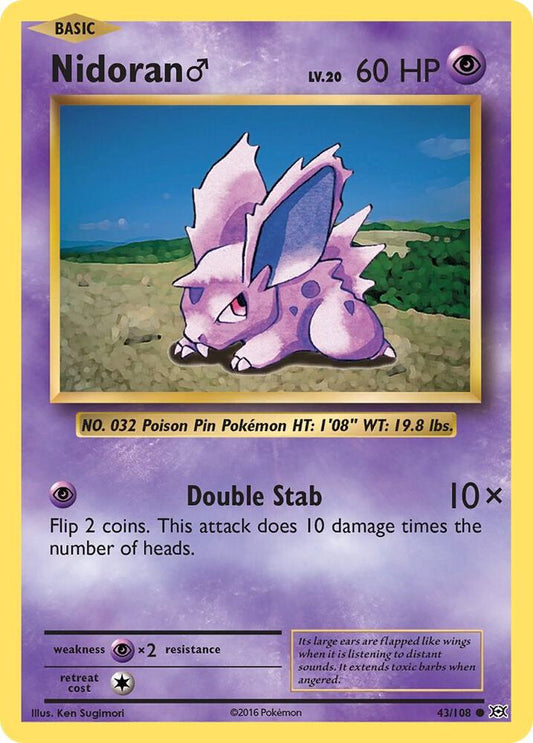 Nidoking #45 REVERSE HOLOFOIL XY - Steam Siege