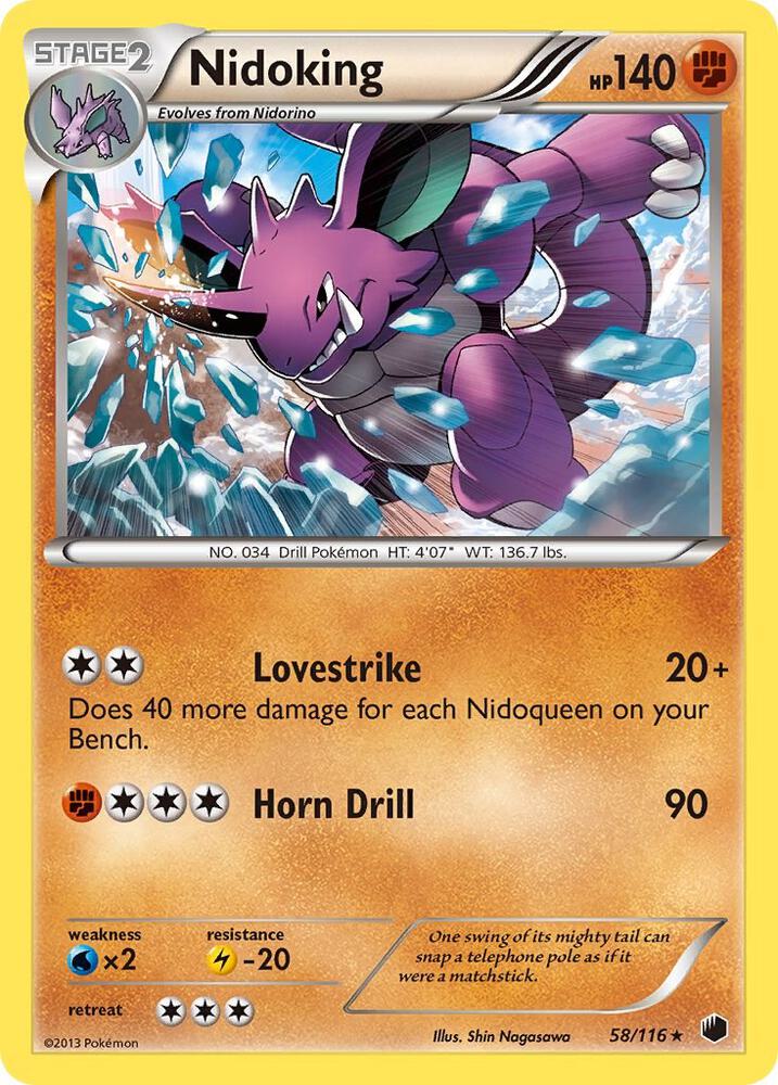 Nidoking #58 Plasma Freeze