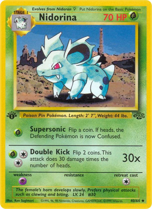 Nidorina #40 Jungle (1st Edition)