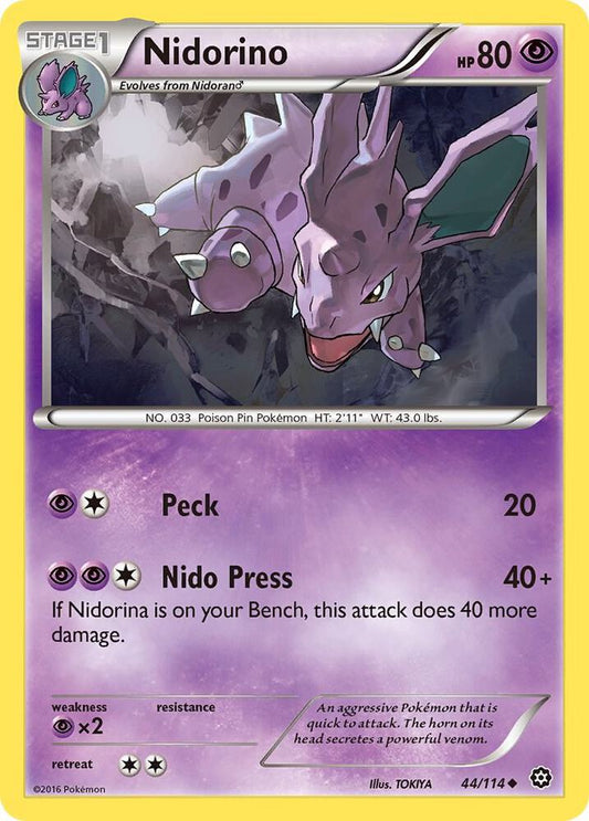 Nidorino #44 FOIL Steam Siege