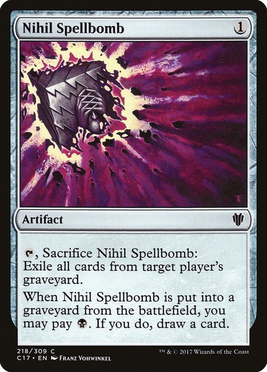 Nihil Spellbomb #218 Commander 2017