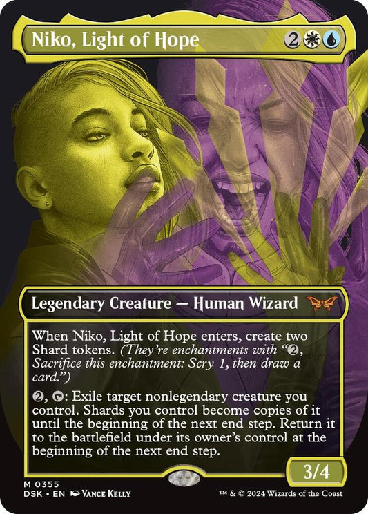 Niko, Light of Hope #355 (Showcase) Duskmourn: House of Horror