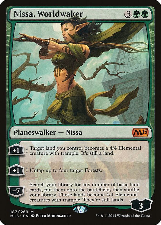 Nissa, Worldwaker #187 Magic 2015