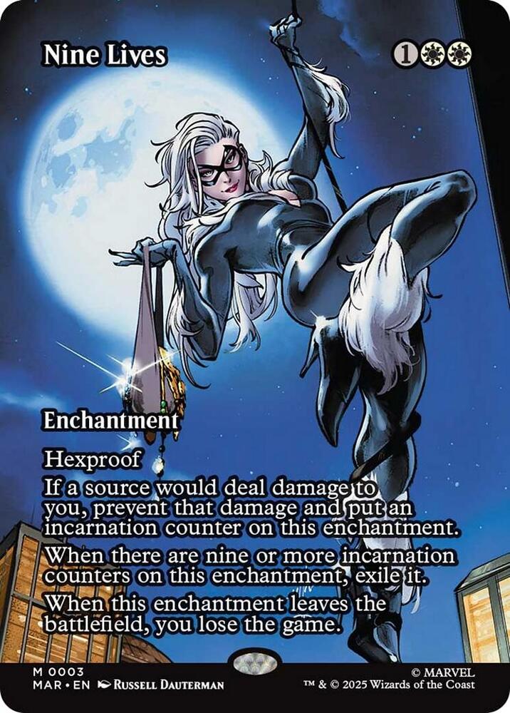 Nine Lives (Borderless) #3 FOIL Marvel's Spider-Man: Eternal Legal