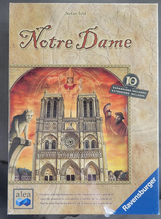 Notre Dame Board Game (2017) NEW/SEALED