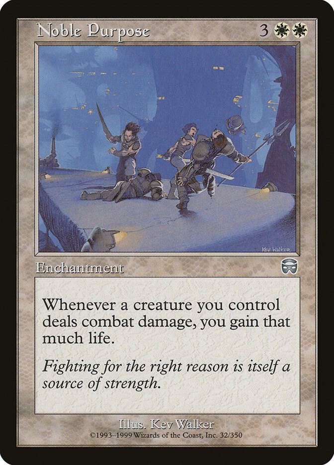 Noble Purpose #32 Mercadian Masques