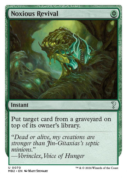 Noxious Revival (White Border) #70 Mystery Booster 2