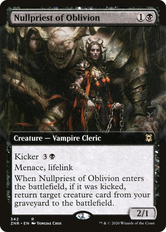 Nullpriest of Oblivion (Extended Art) #342 Zendikar Rising