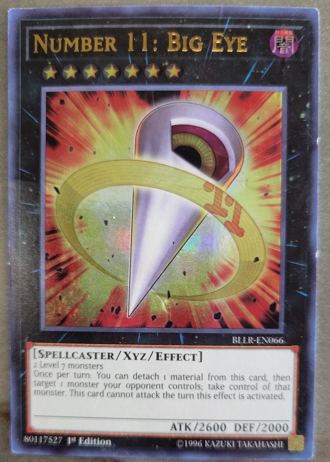 Number 11 Big Eye 1st Edition Battles of Legend Light's Revenge