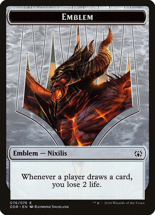 Ob Nixilis Emblem #76  Duel Decks: Nissa vs Ob Nixilis