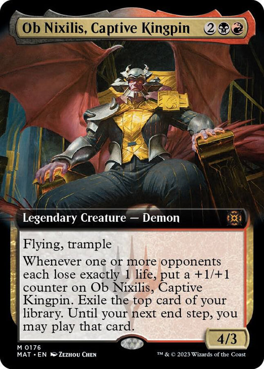 Ob Nixilis, Captive Kingpin #178 (Extended Art) FOIL March of the Machine: The Aftermath