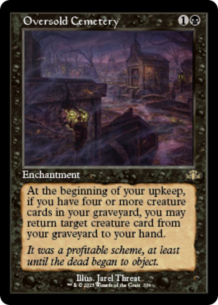 Oversold Cemetery (Retro Frame) #309 Dominaria Remastered