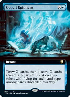 Occult Epiphany #52 (Extended Art) Commander: Innistrad: Crimson Vow
