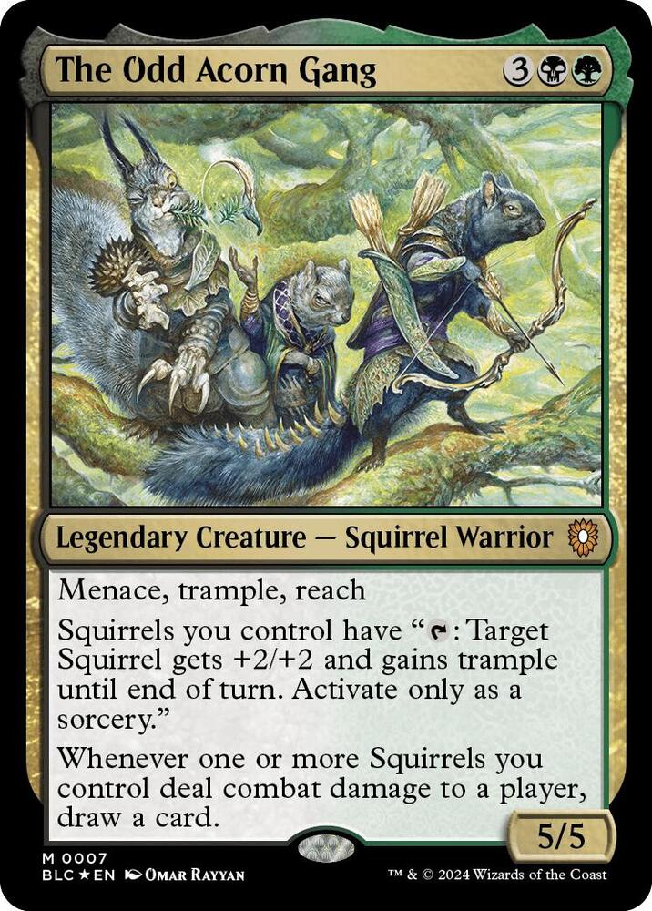 The Odd Acorn Gang #7 FOIL Commander: Bloomburrow