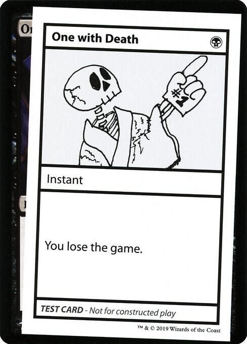 One with Death (No PW Symbol) Mystery Booster: Convention Edition Exclusives