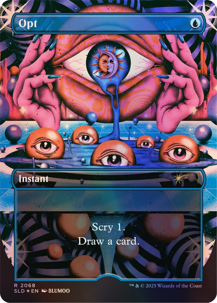 Opt #2068 RAINBOW FOIL Secret Lair Drop Series