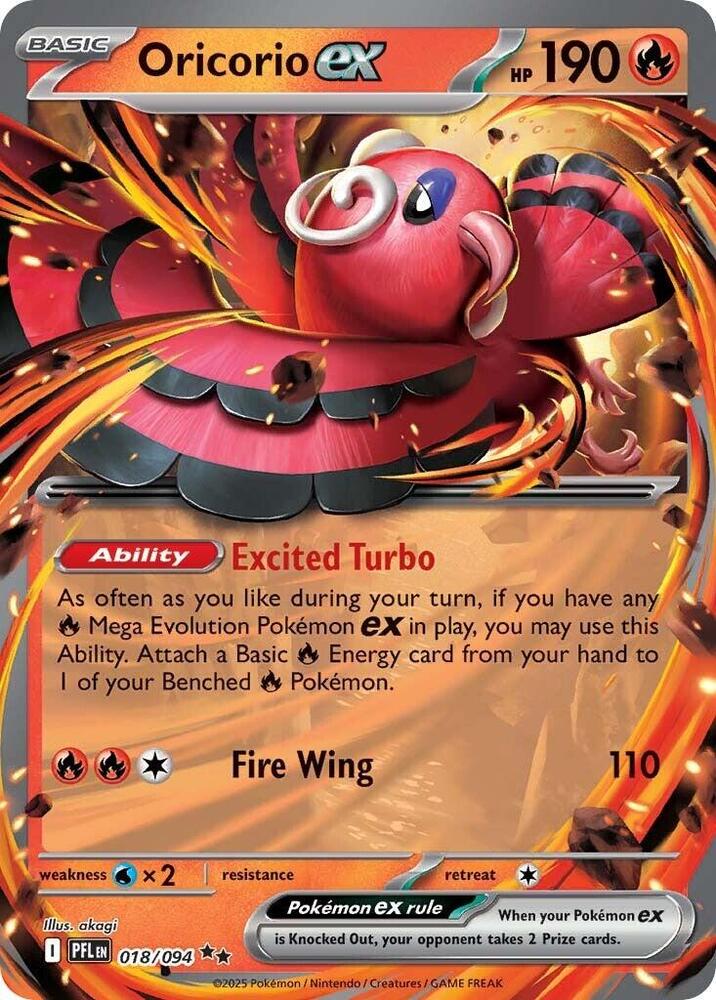 Oricorio EX #18 ME02: Phantasmal Flames