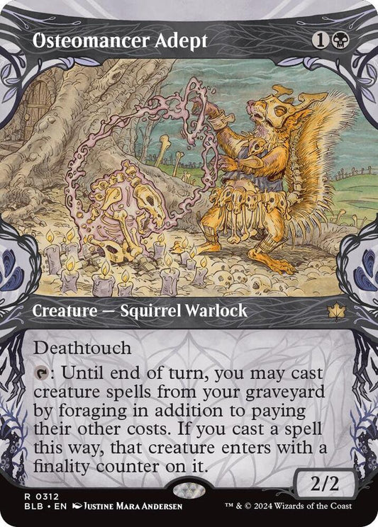 Osteomancer Adept (Showcase) #312 FOIL Bloomburrow