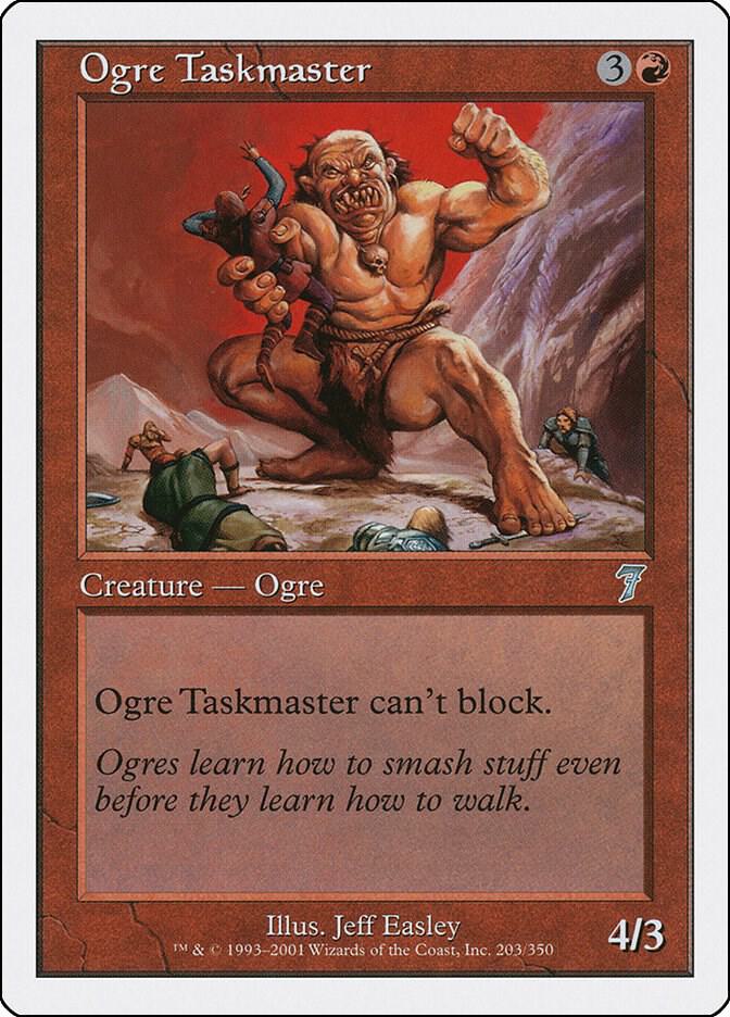 Ogre Taskmaster #203 FOIL 7th Edition