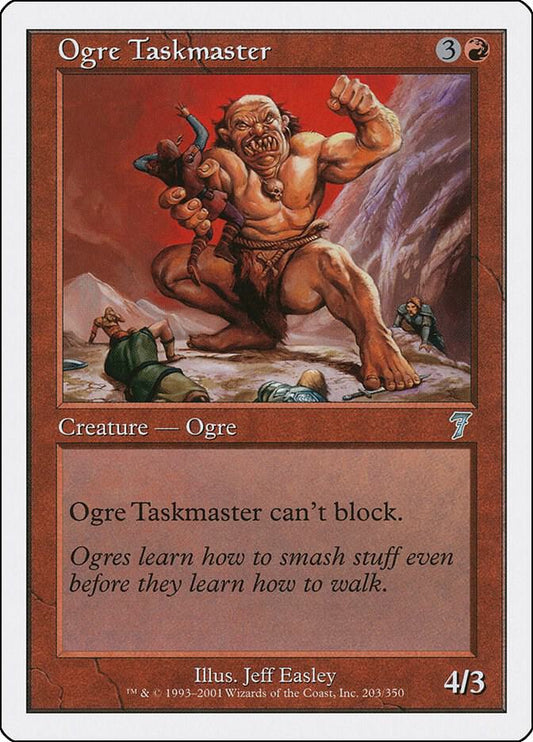 Ogre Taskmaster #203 FOIL 7th Edition