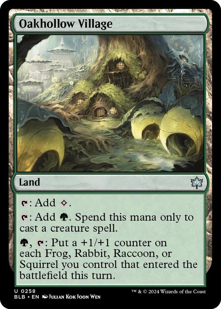 Oakhollow Village #258 FOIL Bloomburrow