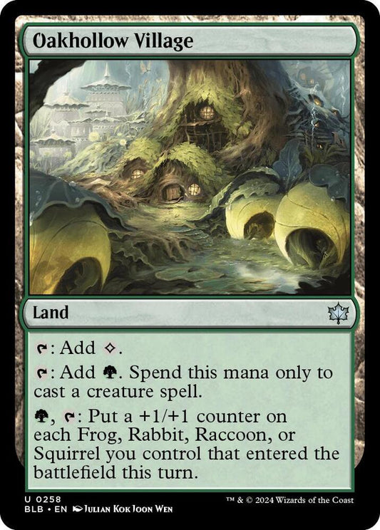 Oakhollow Village #258 FOIL Bloomburrow