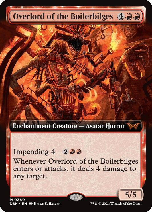 Overlord of the Boilerbilges #380 (Extended Art) Duskmourn: House of Horror