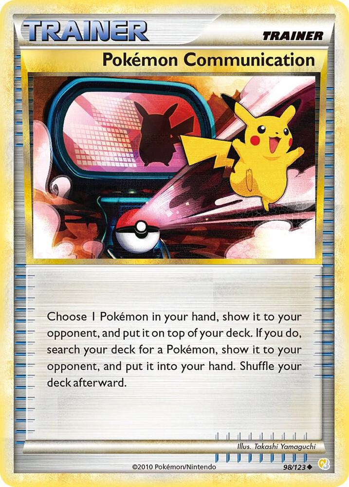 Pokemon Communication #98 HeartGold SoulSilver