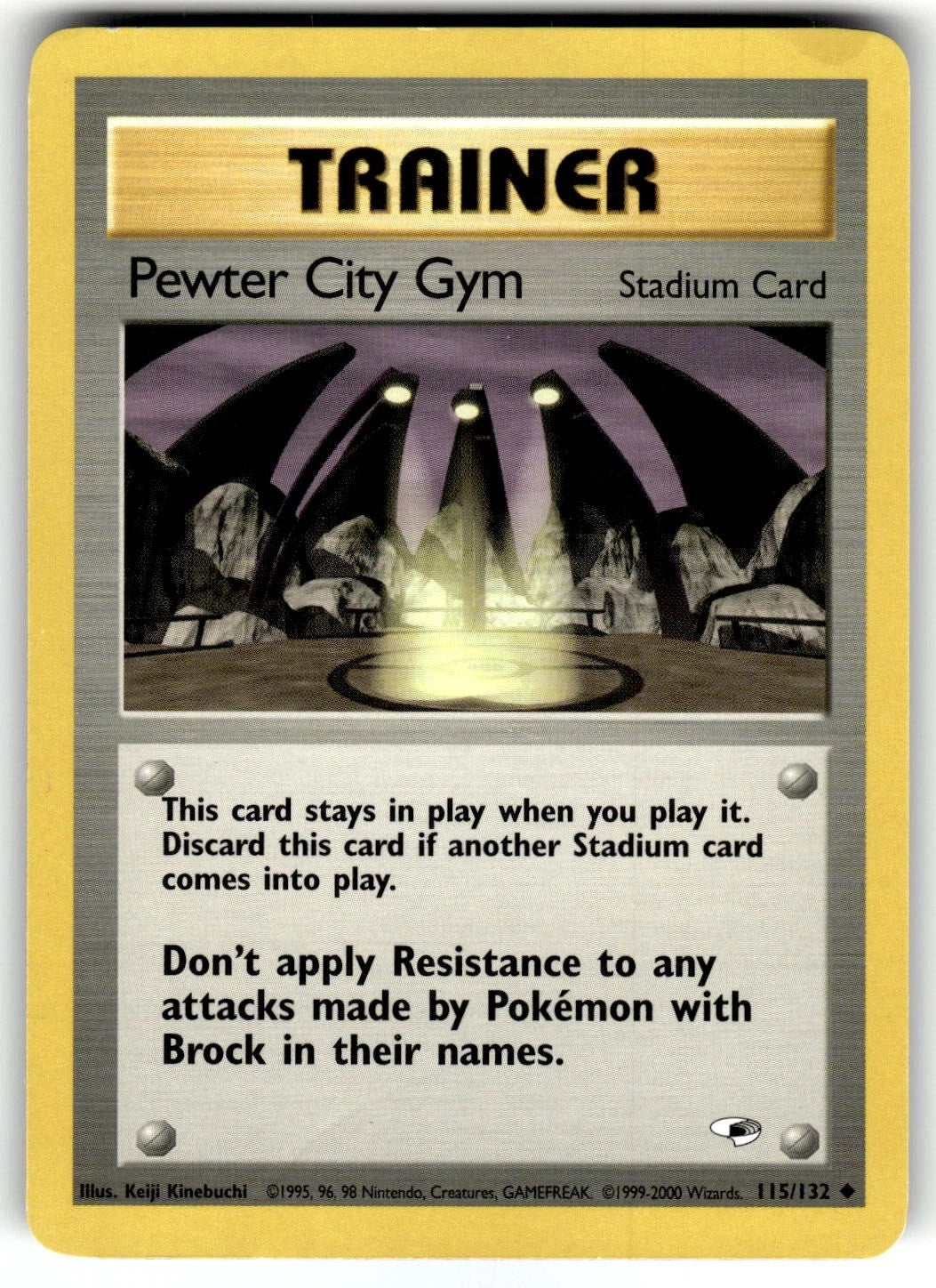 Pewter City Gym (Unlimited Edition) #115 Gym Heroes