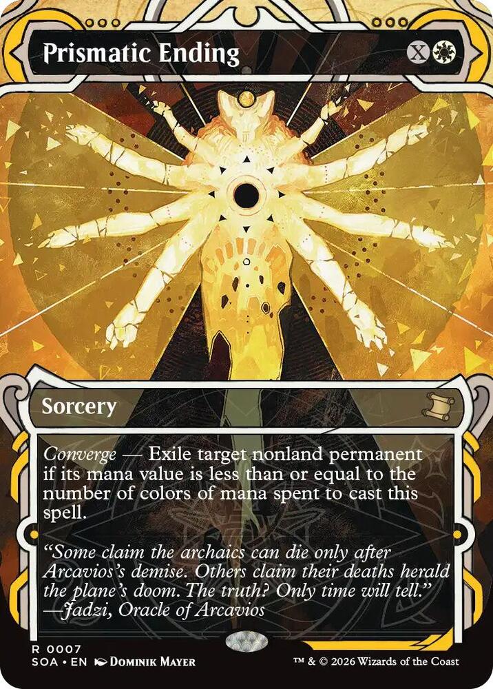 Prismatic Ending #7 FOIL Secrets of Strixhaven: Mystical Archive