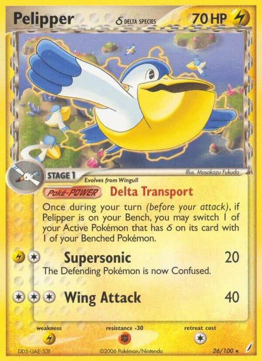 Pelipper (Delta Species) #26 Crystal Guardians