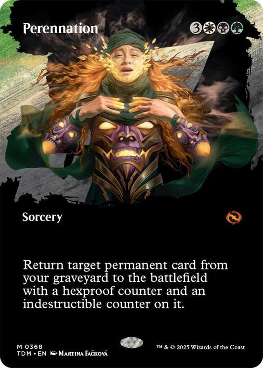 Perennation #368 (Borderless) FOIL Tarkir Dragonstorm
