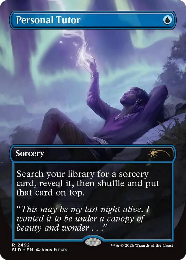 Personal Tutor #2492 FOIL Secret Lair Drop Series
