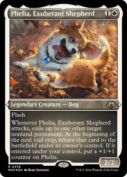 Phelia, Exuberant Shepherd #478 FOIL ETCHED Modern Horizons 3