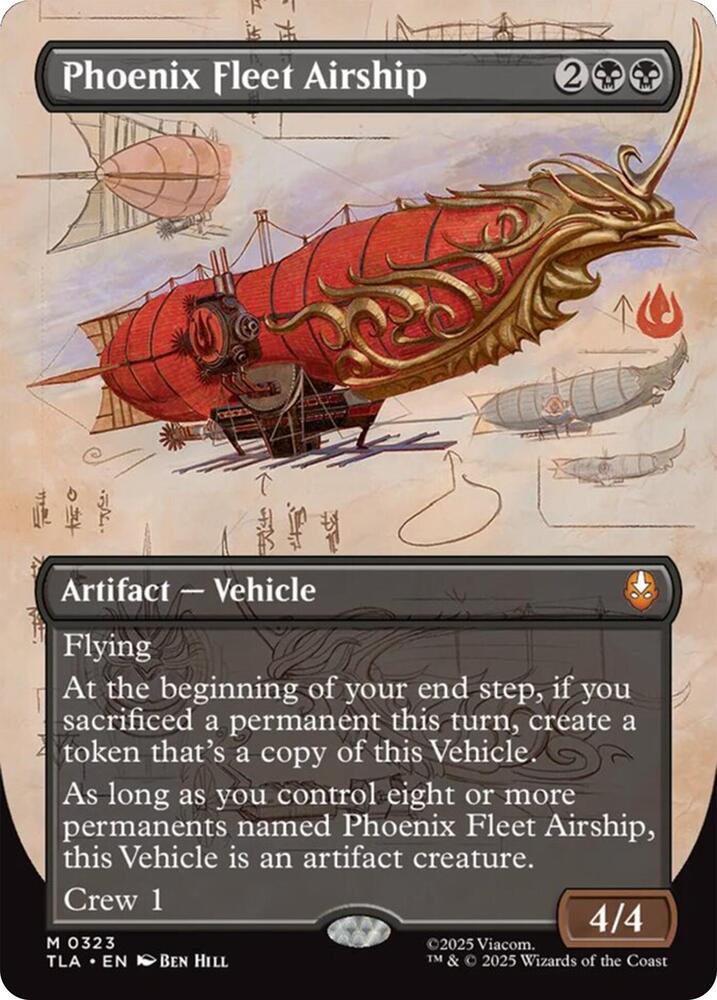 Phoenix Fleet Airship (Borderless) #323 Avatar: The Last Airbender