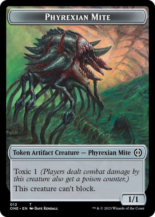 Phyrexian Mite #12 // Cat #1 Token Phyrexia: All Will Be One