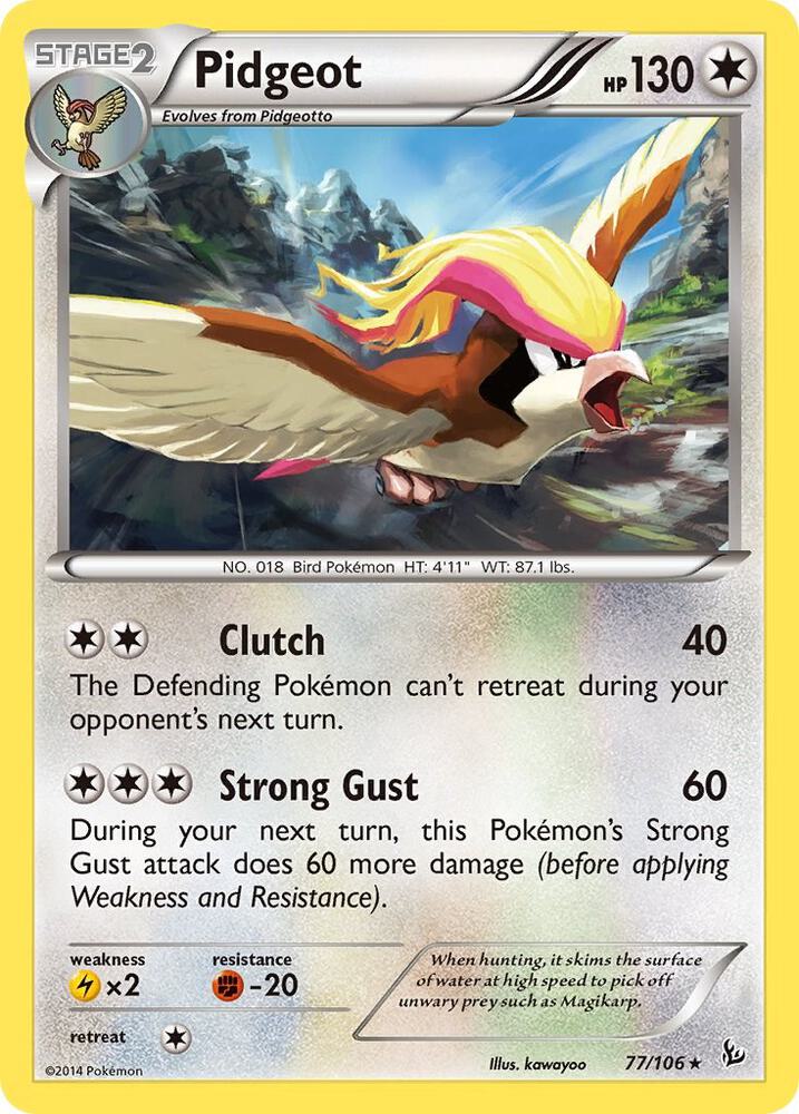 Pidgeot #77 XY - Flashfire