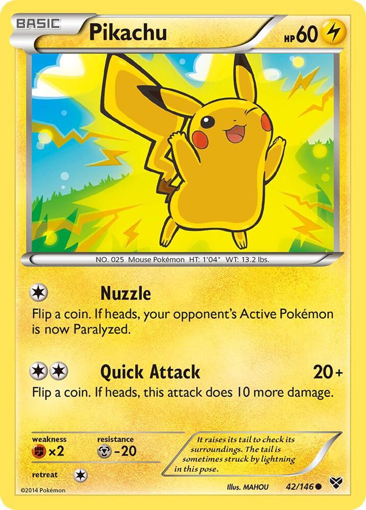 Pikachu #42 XY Base Set