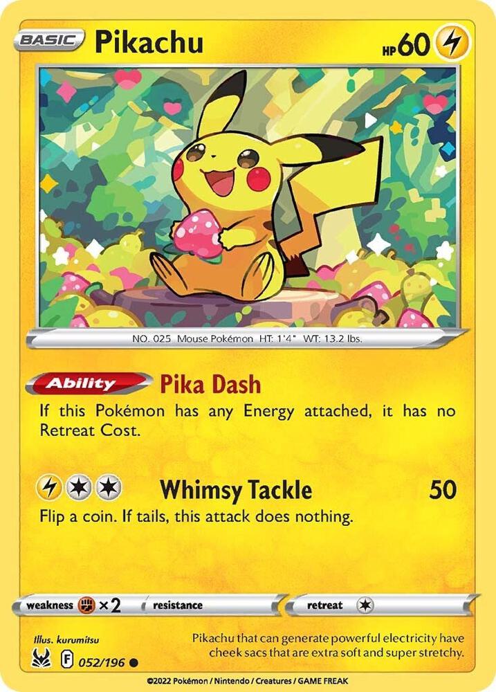 Pikachu #52 SWSH11: Lost Origin