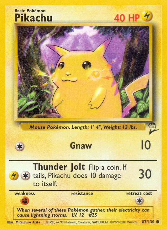 Pikachu #87 Base Set 2