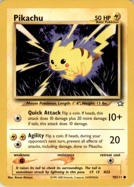 Pikachu #60 Neo Genesis