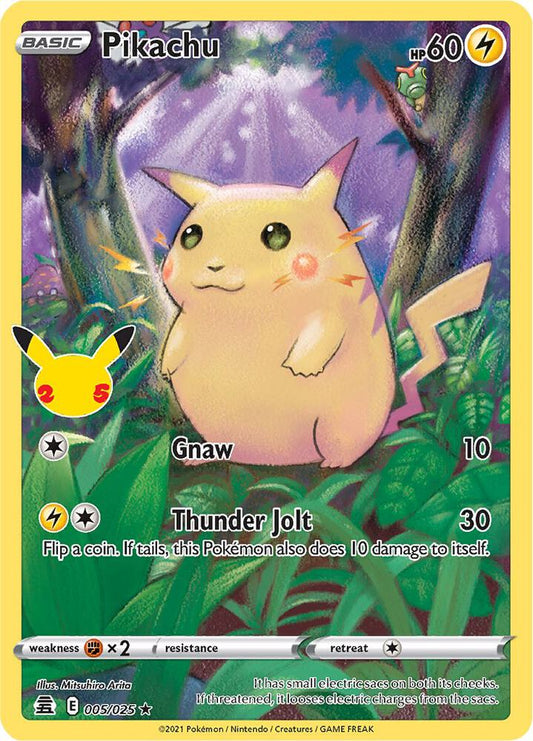 Pikachu #5 FOIL Celebrations