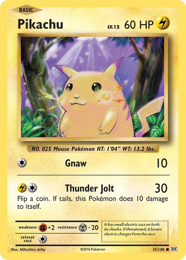 Pikachu #35 XY Evolutions